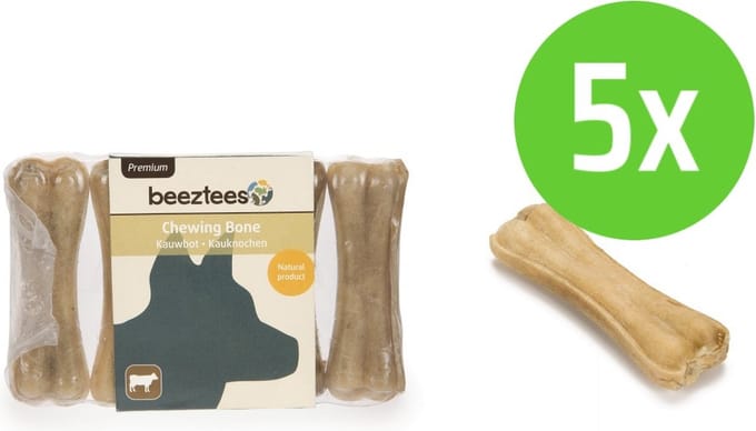 Beeztees Thai Kauwbot 9 cm 5 Stuks - hondensnack - 5 Verpakkingen