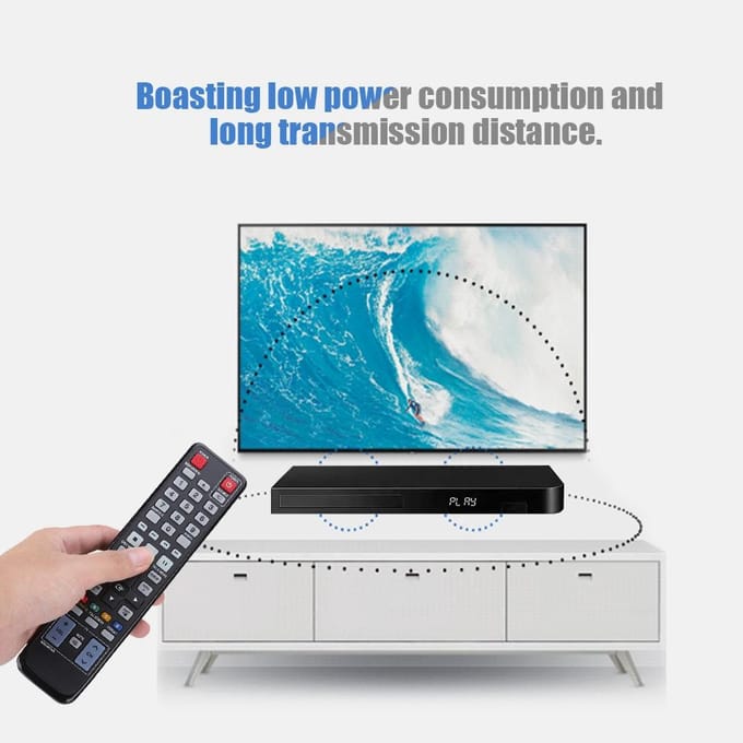 Multifunctionele DVD-speler Vervangende Afstandsbediening voor Samsung AK59-00104R black