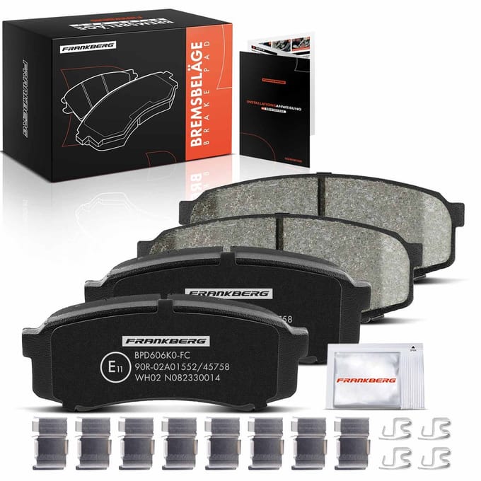 Frankberg 4x Remblokken Achteras voor Mitsubishi