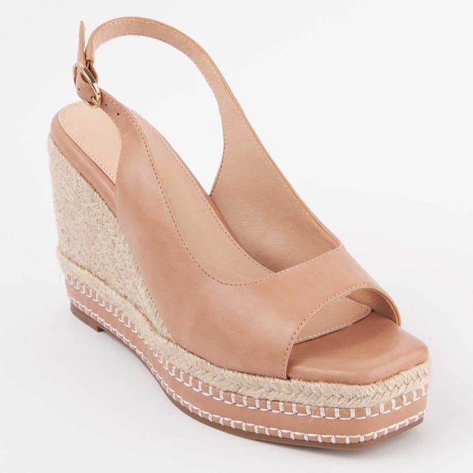 Sandalia De Cuña Para Mujer. Montevita Salia 102917 36 bruin