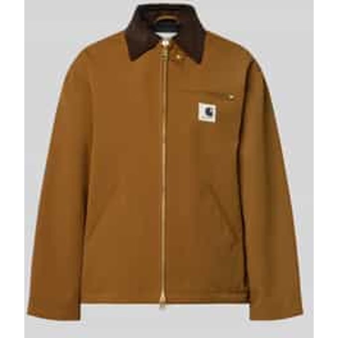 Jas met opstaande kraag en tweerichtingsrits model 'Clark'