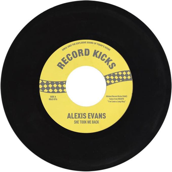 Alexis Evans - She Took Me Back/It's All Over Now (7" Single)