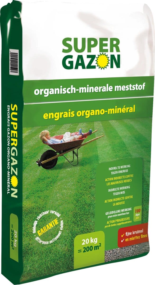 BSI - Super Gazon Meststof - 20 kg voor 200 m²