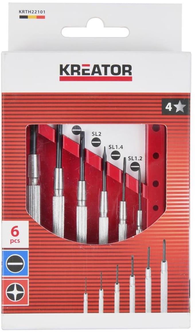 Kreator - Hand tools - KRTH22101 - Precisieschroevendraaierset - SL PH