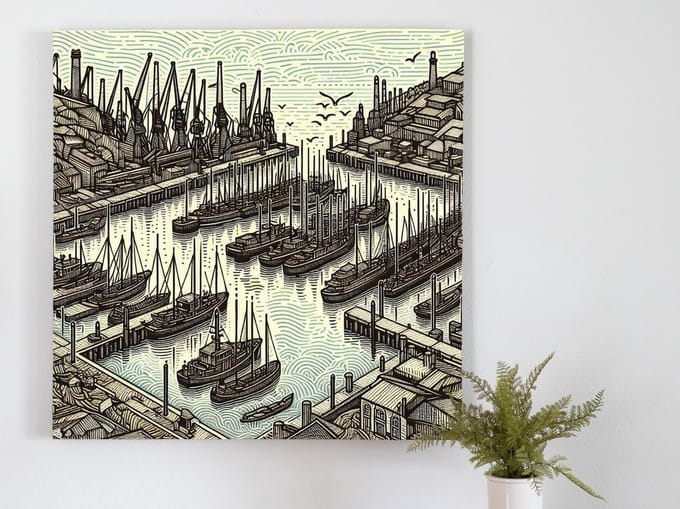 Kunstprint | Wanddecoratie | Dibond | 30 × 30 cm