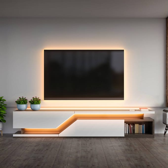 B.K.LICHT - Led Strip - 5 meter - met USB - met RGB - dimbaar - gekleurd licht - met afstandsbediening