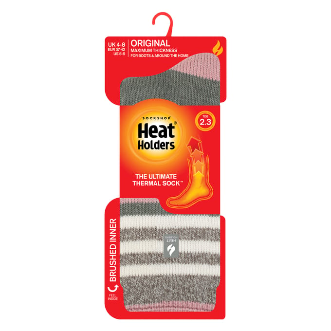 Heat Holders - Dames thermische sokken met gevarieerde strepen - Cherith