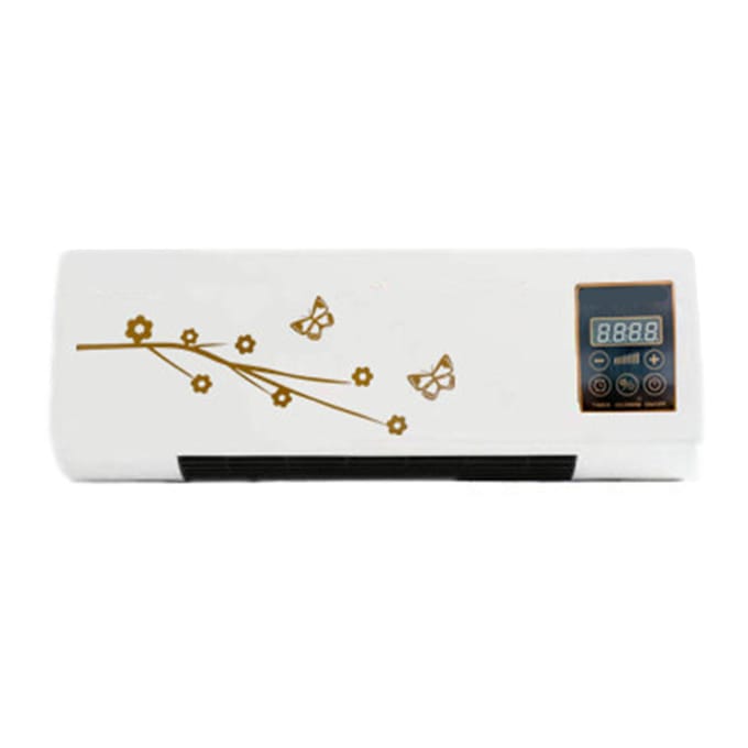 Chauffage Mural Télécommande Affichage Numérique avec Porte-Vêtements Chauffage Mural Air white
