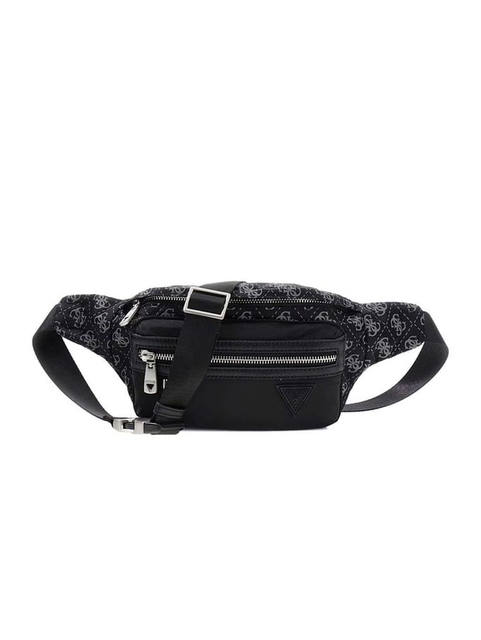 Guess Berlin Heuptas / Crossbodytas - Imitatieleer - Zwart