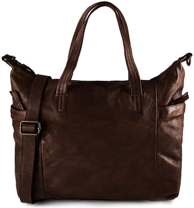 HAROLD'S shopper schoudertas Submarine Business Shopper Brown bruine