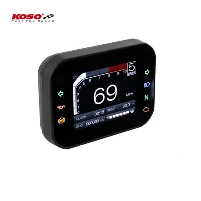 Multifunctionele motorfiets tellers Koso TFT RX-3S