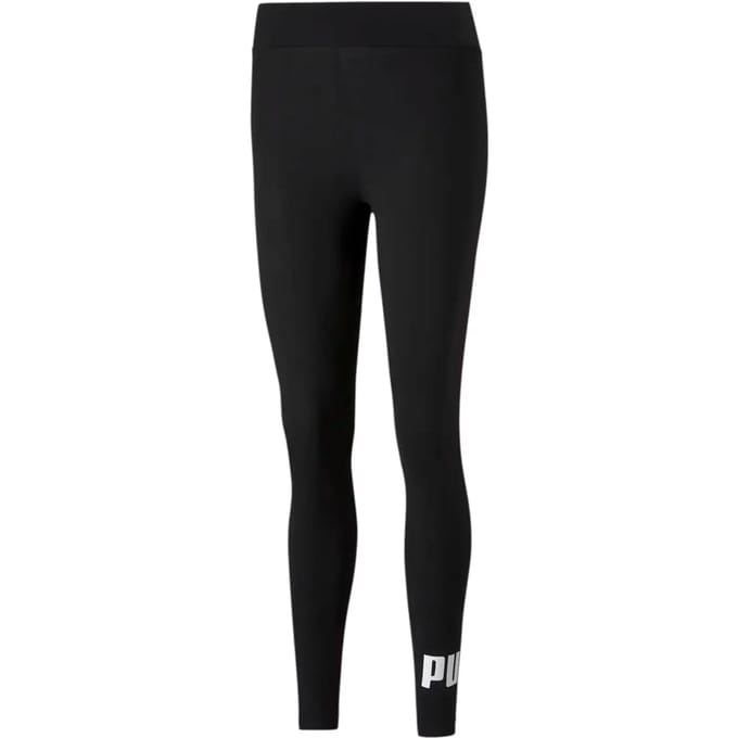 PUMA ESS Logo Leggings Dames Legging - Zwart - Maat S