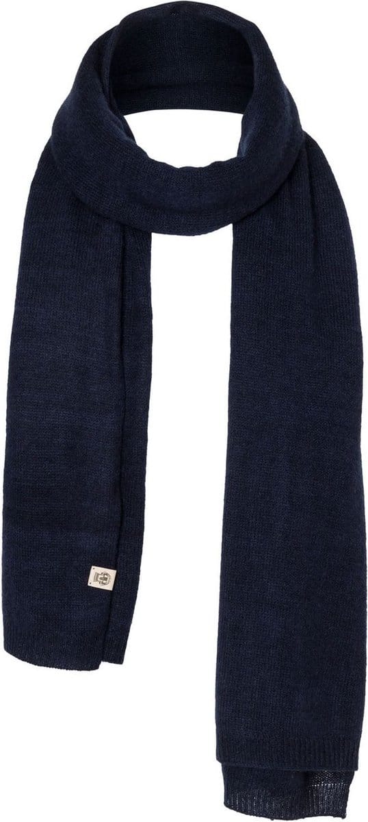 ROECKL Sjaal Pure Cashmere Plaid Navy Donkerblauw