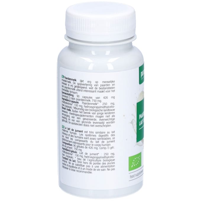 Purasana Paardenmelk Bio 90 Capsules