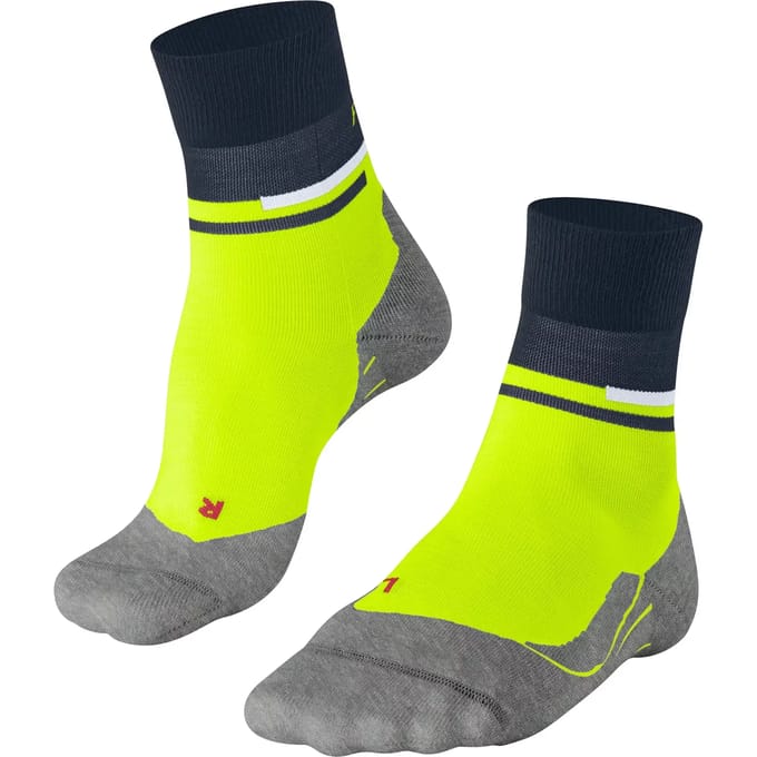 FALKE RU Compression Stabilizing compressie lyocell functioneel materiaal hardloopsokken dames geel - maat 41-42