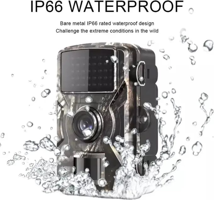 12Mp 1080P Wildcamera met nachtzicht - natuurcamera - waterdicht met bewegingssensor - microfoon