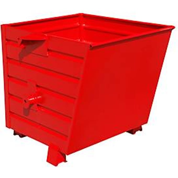 Stapelbare kiepbak BSK 55, rood