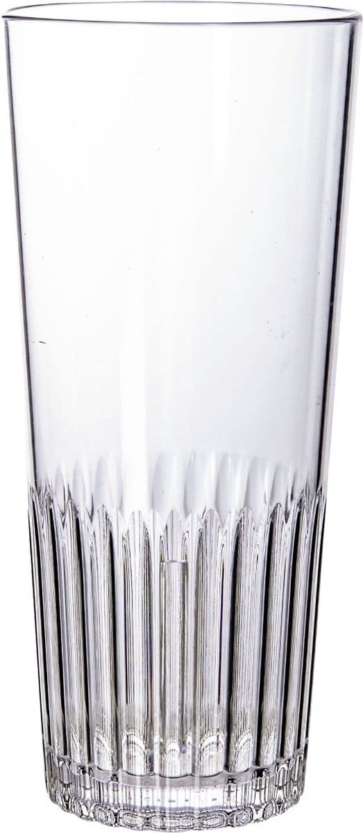 HappyGlass - Matt the Man Bierglas 300 ml Set van 100 Stuks - Aluminium - Transparant