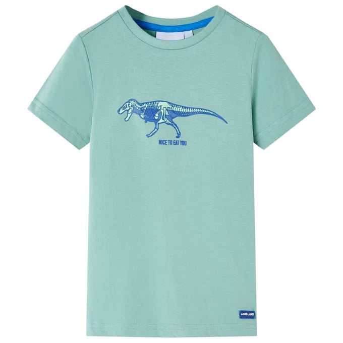 vidaXL - Kindershirt - 128 - lichtkakikleurig