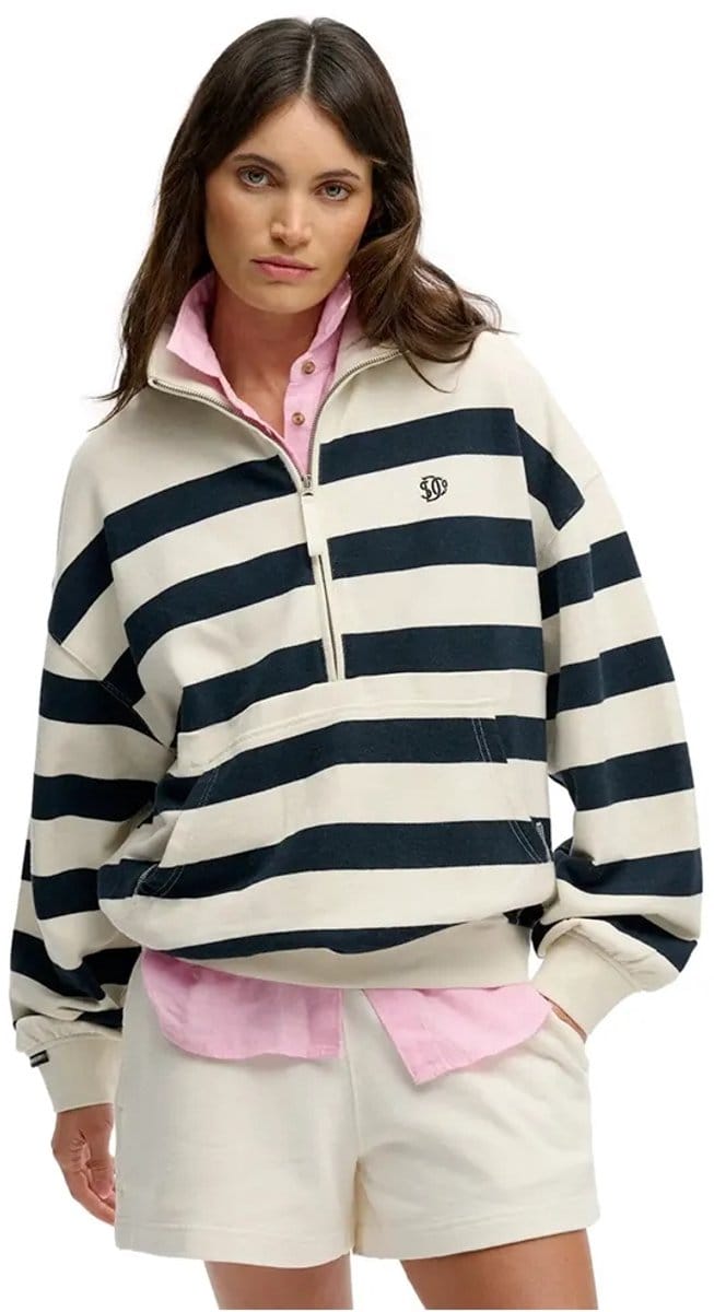 Dames half-zip sweatshirt Superdry Studios Half