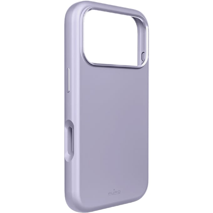 Puro Icon Mag Pro Liquid Silicone Case for iPhone 17 Pro Max MagSafe Compatible with Camera Protection and Aluminum Buttons - Pink
