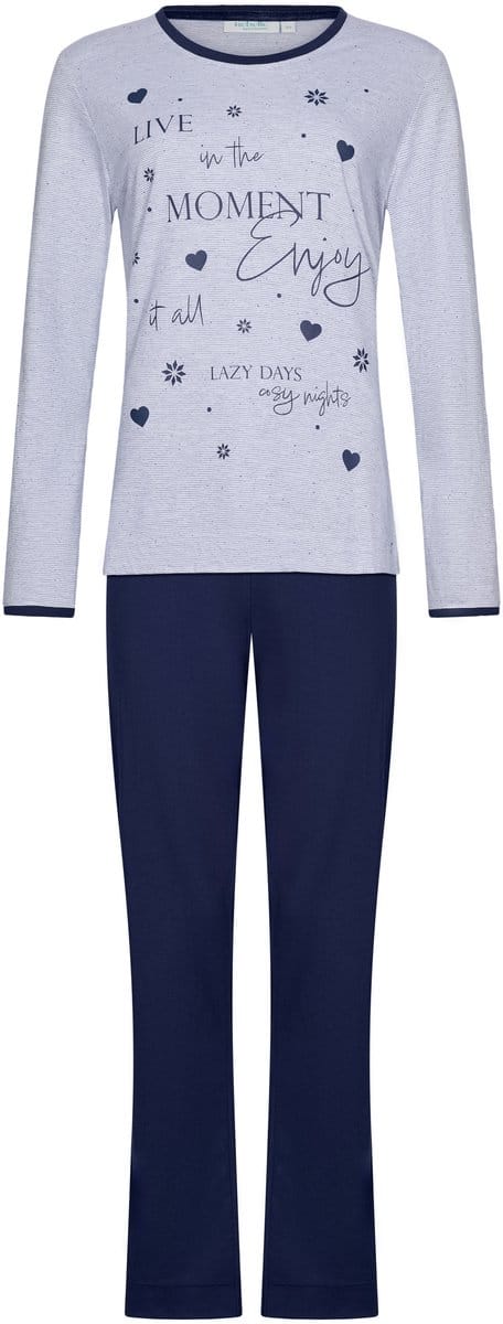 Rebelle - Silver Frost - Pyjama - Katoen/Polyester - Grijs - Maat 48