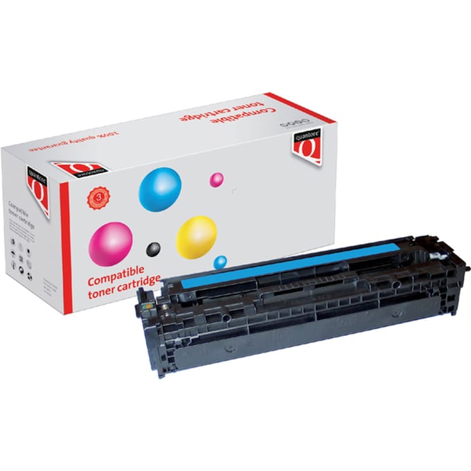 Tonercartridge Quantore alternatief tbv HP CB541A 125A blauw