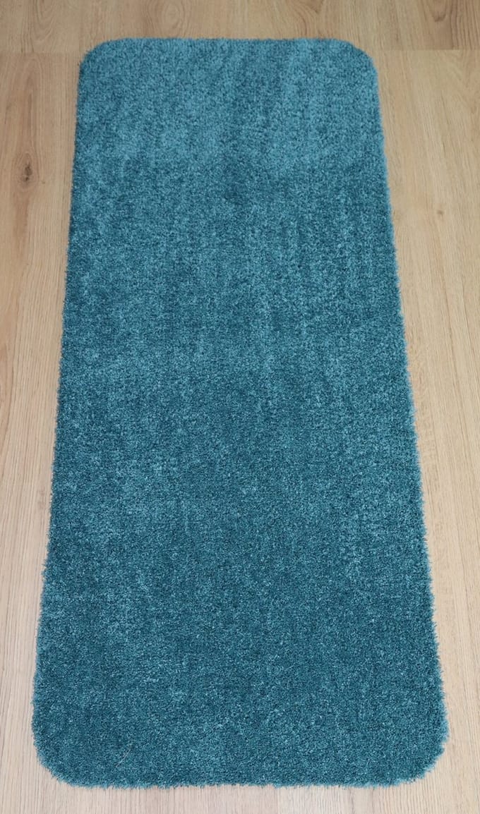 PRIMA - Soft - Wastafelmat - Badmat - blauw - groen - 40x100cm - antislip