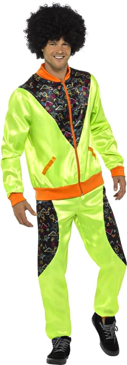 Retro Shell Suit Costume Mens