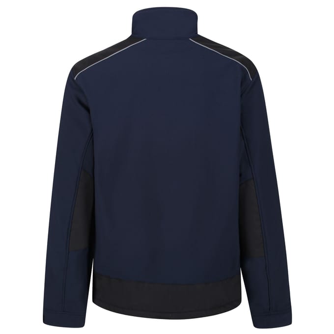 Regatta Heren Zandstorm Werkkleding Softshell Jasje (Marine / Zwart)