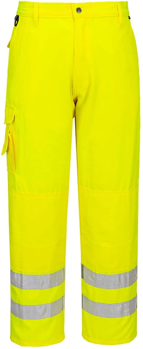 Portwest Hi-Vis combatbroek E046 - Geel - S