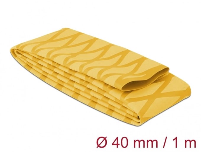 Delock 19605 Krimpkous Geel 40 mm Krimpverhouding:2:1 1 stuk(s)