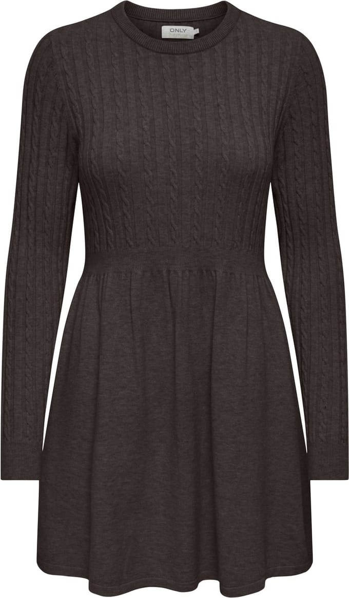 ONLY - ONLFIA LS CABLE DRESS KNT NOOS - Dames - Mini jurken
