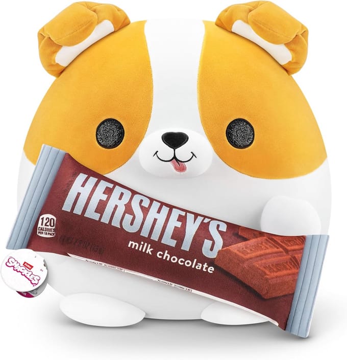 Snackles Groot 36 cm Corgi met Melkchocolade