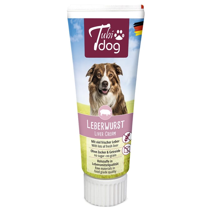 Tubidog Leverworst in een Tube - Voordeelpakket: 6 x 75 g