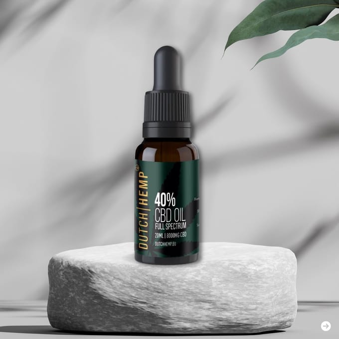 Dutch Hemp CBD olie - 40% - 20 ml - full spectrum