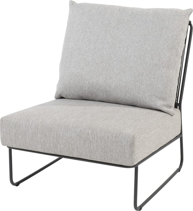 Balade middenelement met 2 kussens antraciet