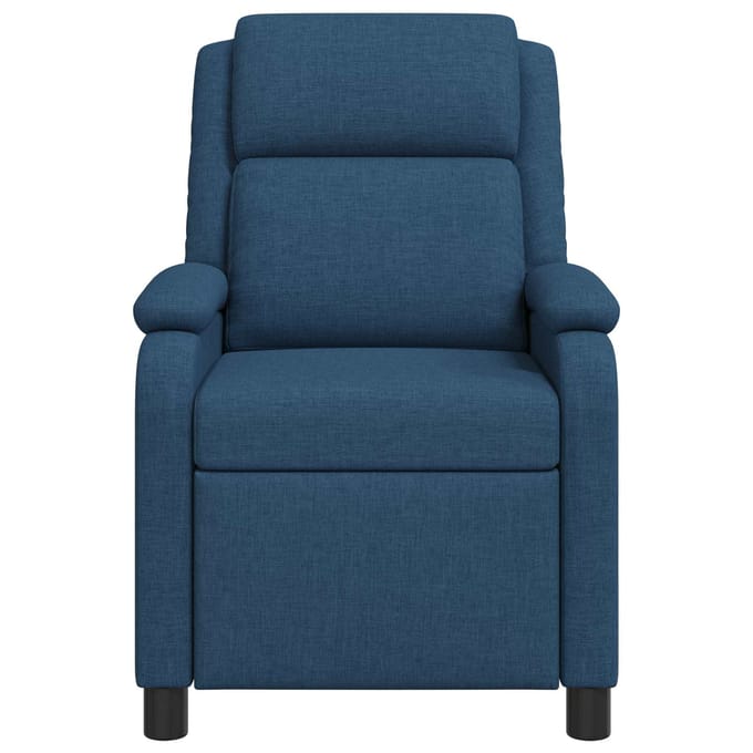 vidaXL - Recliner - Blauw - Stof