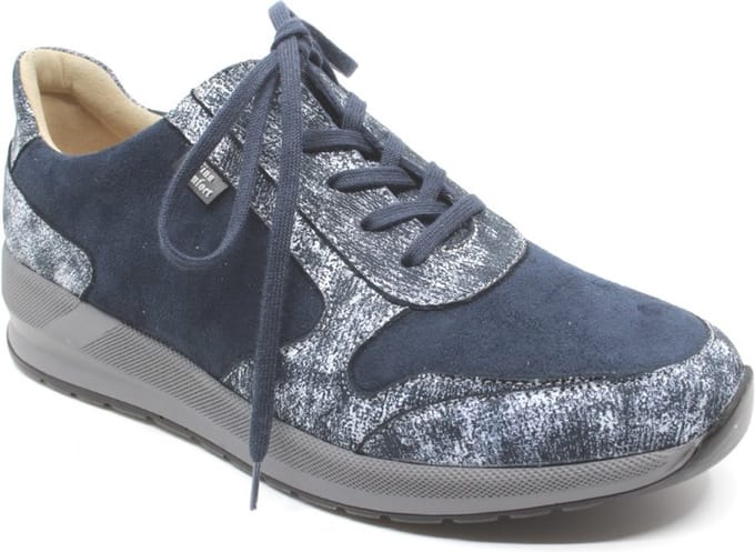 Finn C. Mori stretch veterschoen (Maat - 7, Kleur - Blauw)