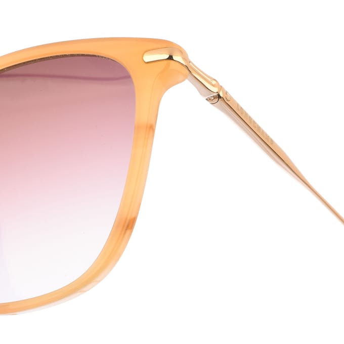 LO660S Acetaat zonnebril met vlindervorm voor dames