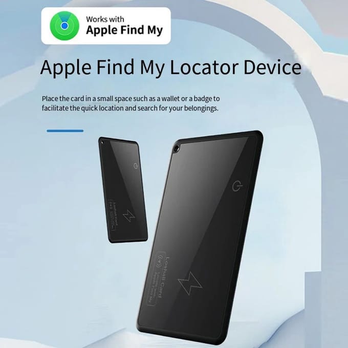 Phonepace Wallet Tracker - Draadloos Opladen - GPS Locatie - Find My Airtag - Voor Apple Gebruiker - Model PACE-WT1