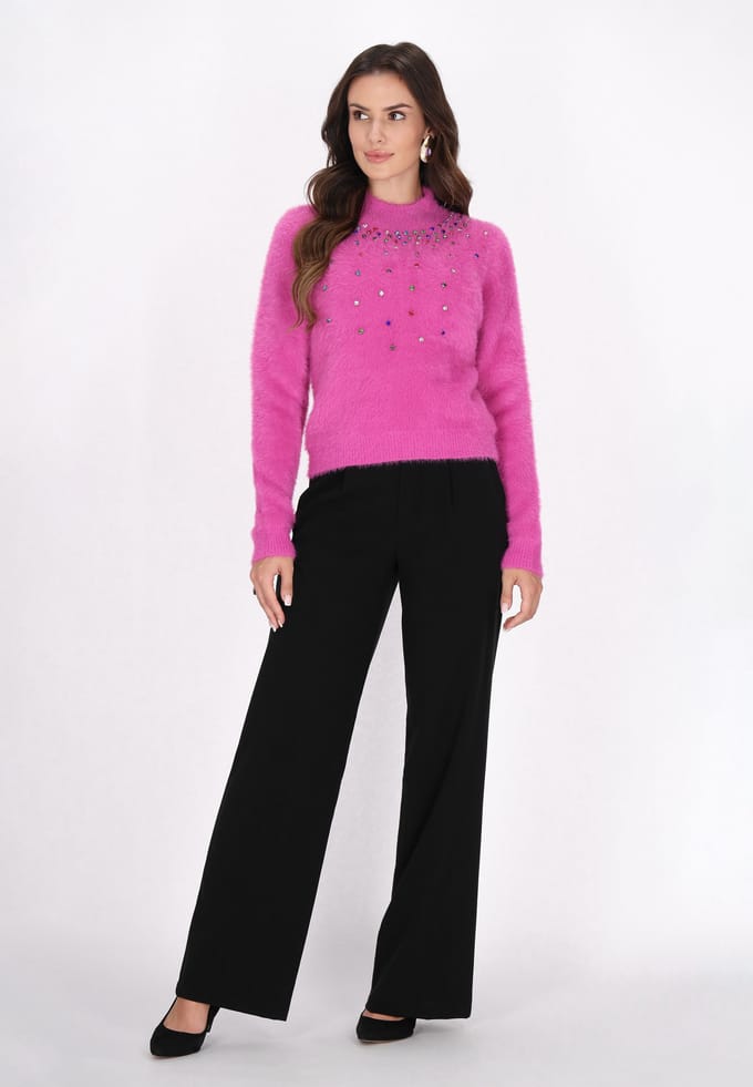 Faina Jumper Dames fuchsia