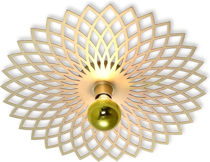 Plafondlamp Ombra Ø 50 cm mat goud