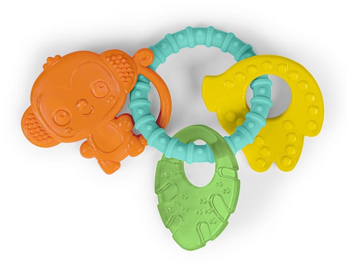 Baby bijtring Tropical Chews - Bright Starts - vanaf 3 maanden