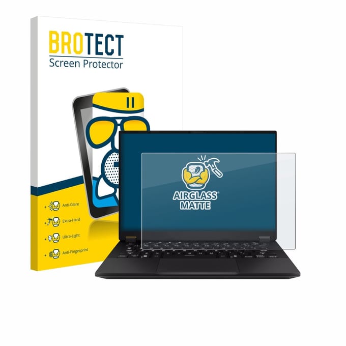 BROTECT - Screenprotector voor ASUS TUF Gaming A14 - Folie Beschermfolie Beschermglas matte