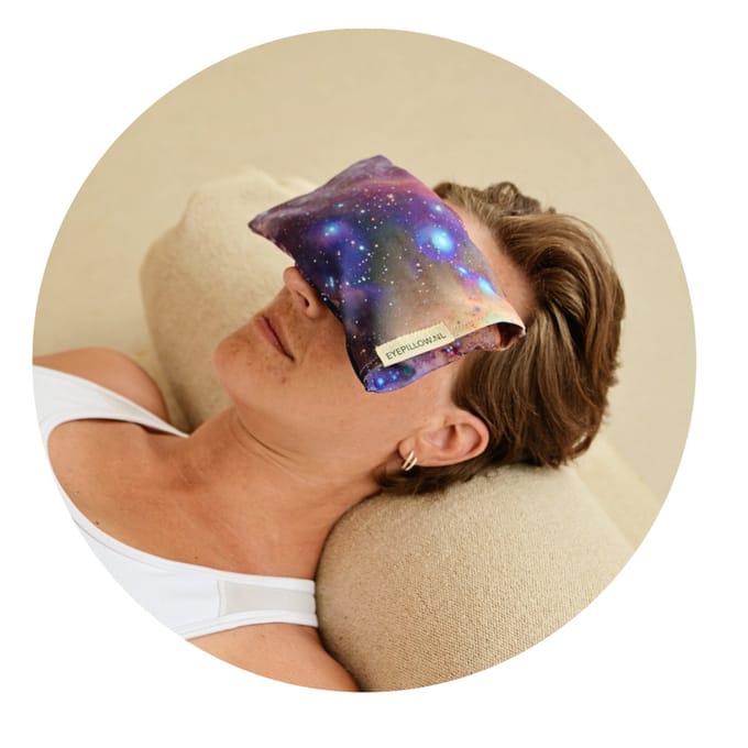 Eyepillow Cosmic rozenkwarts & lavendel