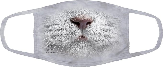 Niet-medisch Mondmasker Kat – Kattengezicht Print – Herbruikbaar