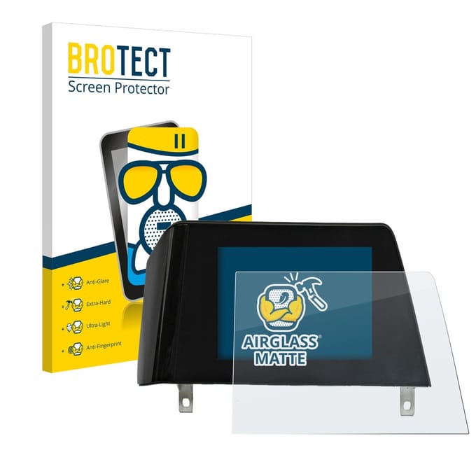 BROTECT - Screenprotector voor BMW 3 G21 2020 Infotainment System (Trapezium) - Folie Beschermfolie Beschermglas matte