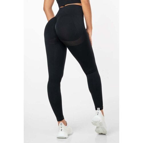 FAMME Peachy Scrunch Leggings Black S