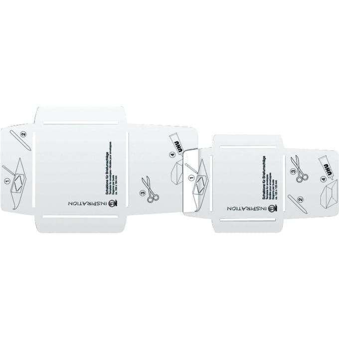 Couverteer stencil set "Vierkant", 2 stuks.